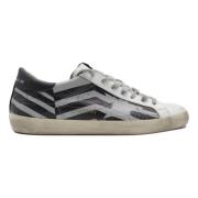 Superstar Bianca Grigia Sneakers Golden Goose , Multicolor , Dames