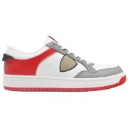 Lyon Low Sneakers in Wit Grijs Philippe Model , Multicolor , Heren