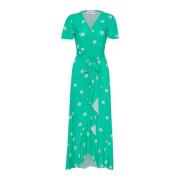 Groene Bloemen Wikkeljurk American Dreams , Green , Dames