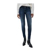 Wonder Push Up Skinny Jeans Salsa , Blue , Dames