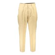 Beige Herenbroek met 4 Zakken Gant , Beige , Heren