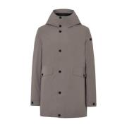 Grijze Waterdichte Parka met Stratofabric3 Technologie RRD , Gray , He...