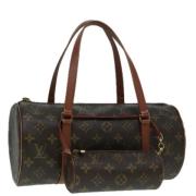 Pre-owned Canvas louis-vuitton-bags Louis Vuitton Vintage , Brown , Da...