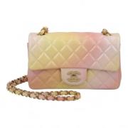 Pre-owned Leather chanel-bags Chanel Vintage , Yellow , Dames