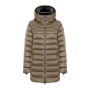 Dove Grey Winterjas met Rits Colmar , Green , Dames