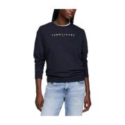 Lineaire Sweater Tommy Hilfiger , Blue , Dames