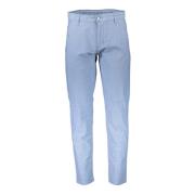 Blauwe Herenbroek, 5 Zakken, Knoop en Rits, Logo Dockers , Blue , Here...