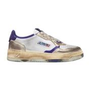 Vintage Low Women Sneakers Autry , Purple , Dames