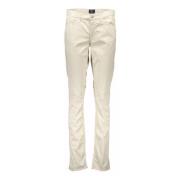 Beige Damesbroek, Slimme Pijp, Logo Gant , Beige , Dames