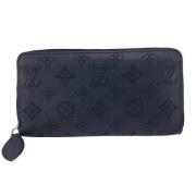 Pre-owned Leather wallets Louis Vuitton Vintage , Black , Dames