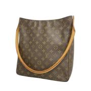 Pre-owned Canvas handbags Louis Vuitton Vintage , Brown , Dames