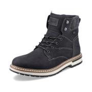 Heren Veterschoenen Rieker , Black , Heren