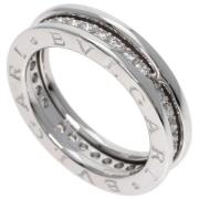 Pre-owned White Gold rings Bvlgari Vintage , Gray , Dames