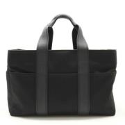 Pre-owned Leather handbags Hermès Vintage , Black , Dames