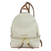 Pre-owned Plastic backpacks Michael Kors Pre-owned , White , Dames