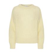 Zachte Alpaca Pullover voor Zomerfeesten American Dreams , Yellow , Da...