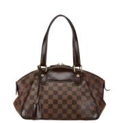 Pre-owned Canvas shoulder-bags Louis Vuitton Vintage , Brown , Dames