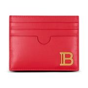 B-Buzz leren kaarthouder Balmain , Red , Dames