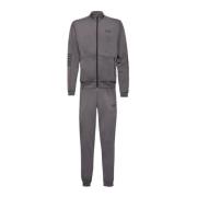 Grijze Compleet Trainingspak met Voorlogo Emporio Armani EA7 , Gray , ...