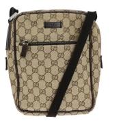 Pre-owned Canvas gucci-bags Gucci Vintage , Beige , Dames