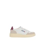 Distressed Medalist Leren Sneakers Autry , White , Dames