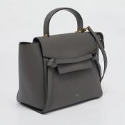 Pre-owned Leather handbags Celine Vintage , Gray , Dames