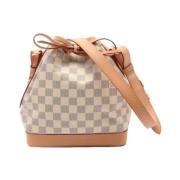 Pre-owned Leather louis-vuitton-bags Louis Vuitton Vintage , White , D...