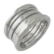 Pre-owned White Gold rings Bvlgari Vintage , Gray , Dames