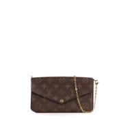 Pre-owned Canvas louis-vuitton-bags Louis Vuitton Vintage , Brown , Da...