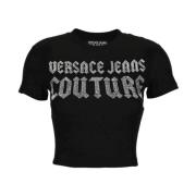 T-shirts en Polos Versace Jeans Couture , Black , Dames