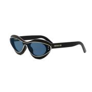 Elegante zonnebril voor stijlvolle look Dior , Black , Unisex