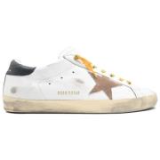 Superstar Sherling Sneakers Wit Zwart Golden Goose , White , Heren