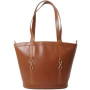 Pre-owned Leather totes Gucci Vintage , Brown , Dames