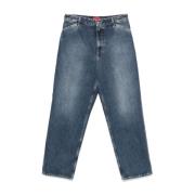 Indigo Blue Denim Jeans Straight Leg Washington DEE CEE , Blue , Dames