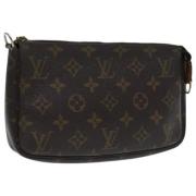 Pre-owned Canvas louis-vuitton-bags Louis Vuitton Vintage , Brown , Da...