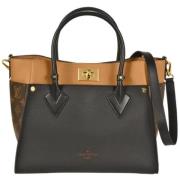 Pre-owned Leather handbags Louis Vuitton Vintage , Black , Dames