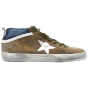 Bruin en Jeans Midstar Sneakers Golden Goose , Brown , Heren