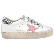 Leopard Sneakers - Hi Star Laminated Golden Goose , White , Dames