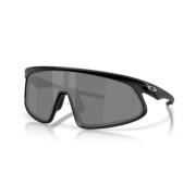 Sportieve zonnebril met uniek ontwerp Oakley , Black , Unisex