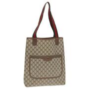 Pre-owned Leather gucci-bags Gucci Vintage , Beige , Dames