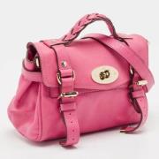 Pre-owned Leather handbags Mulberry Pre-owned , Pink , Dames