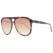 Bruine Aviator Zonnebril Verloop UV Bescherming Guess , Brown , Heren