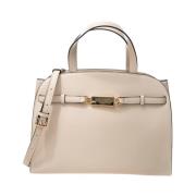 Witte Handtas Bauletto voor Vrouwen Twinset , Beige , Dames