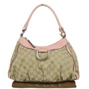 Pre-owned Canvas gucci-bags Gucci Vintage , Beige , Dames