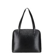 Pre-owned Leather shoulder-bags Louis Vuitton Vintage , Black , Dames