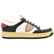 Lyon Low Sneakers in Wit Zwart Rood Philippe Model , Multicolor , Here...