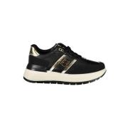 Zwarte Polyester Sneaker Laura Biagiotti , Black , Dames