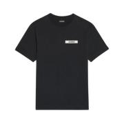 Gros Grain T-Shirt Jacquemus , Black , Heren