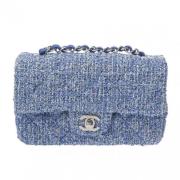 Pre-owned Fabric chanel-bags Chanel Vintage , Blue , Dames