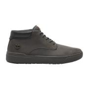 Premium Leren Sneakers voor Mannen Timberland , Gray , Heren